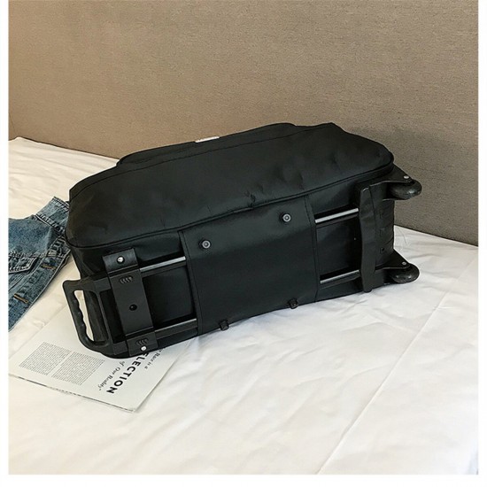 High Capacity Travel Duffle Luggage Trolley Bag With Wheels Rolling Suitcase Travel Bags Carry-On Bag