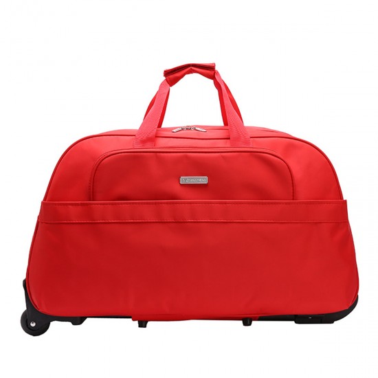 High Capacity Travel Duffle Luggage Trolley Bag With Wheels Rolling Suitcase Travel Bags Carry-On Bag