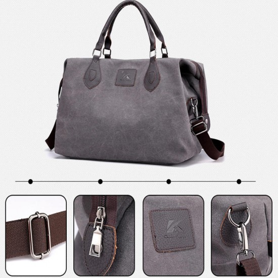 Canvas Travel Bag Outdoor Men Casual Fashion Handbag Large Capacity Multifunctional Bag