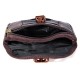 Leather Waist Bag Wallet Coin Storage Bag Double Layer Pack Phone Bag