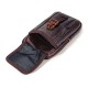 Leather Waist Bag Wallet Coin Storage Bag Double Layer Pack Phone Bag