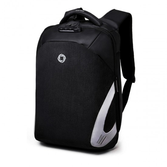 Men Anti Theft Laptop Backpack Waterproof Storage Bag Rucksack With USB Charging Port For Outdoor