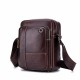 Men Leather Bag Messenger Cross Body Portable Travel Shoulder Briefcase Satchel Retro Outdoor Chest Backpack Bag Day Packs