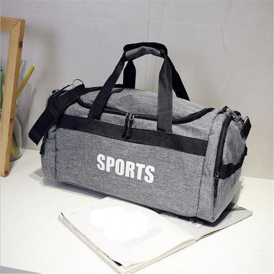 Men Women Camping Travel Shoulder Outdoor Luggage Large Gym Duffle Sport Satchel Bag