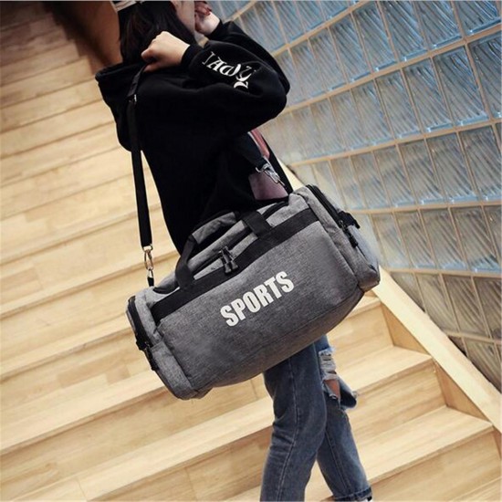 Men Women Camping Travel Shoulder Outdoor Luggage Large Gym Duffle Sport Satchel Bag