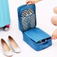 Nylon Shoe Storage Bag Double Layer Waterproof Portable Folding Pouch Case Organizer