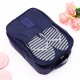 Nylon Shoe Storage Bag Double Layer Waterproof Portable Folding Pouch Case Organizer