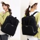 Outdoor Camping Women USB Charging Port Nylon Backpack School Bag Travel Rucksack Laptop