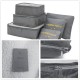 6 in 1 Outdoor Travel Sorting Clothes Storage Bag Luggage Packing Bag Clothes Bags