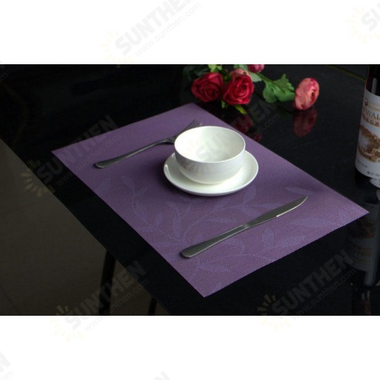 Washable Placemat for Dining Table Creative Heat Insulation Stain Resistant Anti-skid Eat Mats