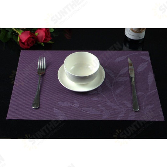 Washable Placemat for Dining Table Creative Heat Insulation Stain Resistant Anti-skid Eat Mats