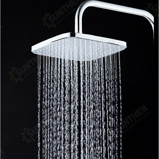 2PCS Set ABS Automatic Descaling Shower Set Electroplating Shower Set Rainforest Shower Shower