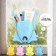 Cute Frog Toothbrush Wall Stick Paste Organizer Storage Box