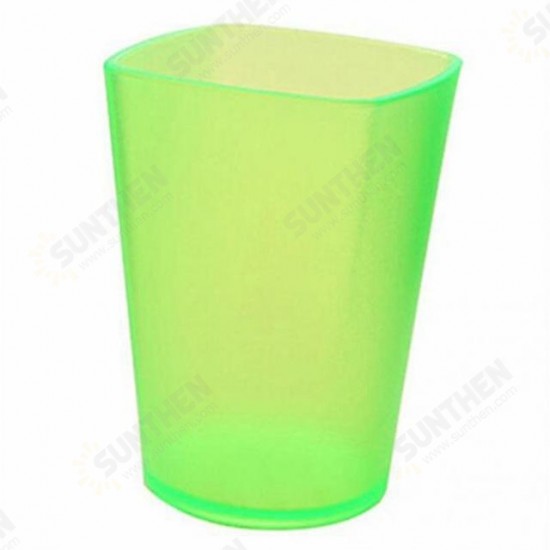 WX Eco-friendly Japanese-style Thick Circular Cup Toothbrush Holder Cup Translucent