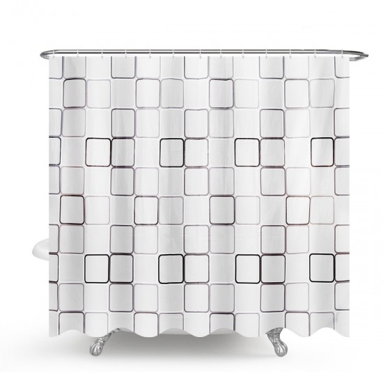 240x200CM Big Cube Shower Curtain Waterproof Mildewproof Easy to Clean Shower Curtain