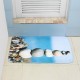 45*75cm Bathroom Shower Bath Mat Non Slip Back Carpet Mat Toilet Rug Stone Design