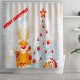 Christmas Tree Xmas Bathroom Shower Curtain Toilet Cover Rug Floor Bath Mat