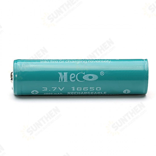 2PCS 3.7v 4000mAh Protected Rechargeable 18650 Li-ion Battery