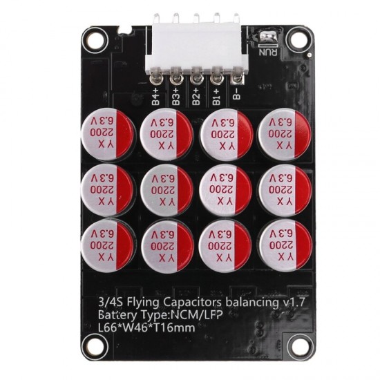 3S 4S 5A BMS Active Balancer Board Li-ion Lifepo4 LTO Battery Capacitor Equalizer Power Transfer with Protective Case