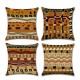 45x45CM African National Style Geometric Printing Cushion Cover Linen Pillow Case Home Decor Pillow Cover