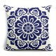 Chinoiserie Pillow Case Blue And White Porcelain Pillowcase