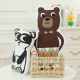 Cool Cute Robot Panda Brown Bear Throw Pillow Sofa Bed Car Office Cotton Cloth Cushion Home Decor