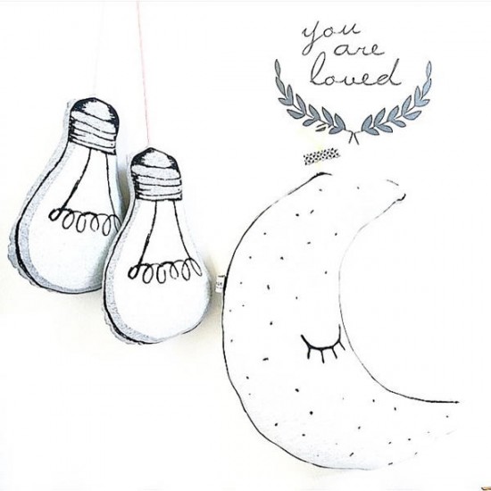 Creative Luminous Star Moon Ghost Light Bulb Plush Throw Pillow Noctilucence Cushion Gifts