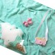 Cute Squishy Ice Cream Bowknot Throw Pillow Cotton Cloth Sofa Car Bed Cushion Home Decor