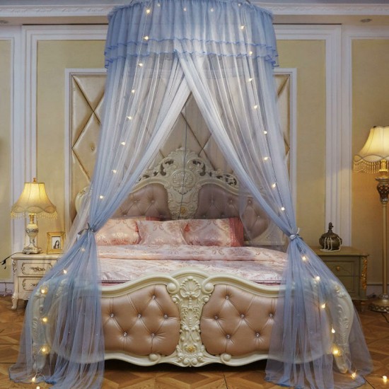 Elegant Lace Bed Canopy Mosquito Net Big Bed Canopy Home Bedding