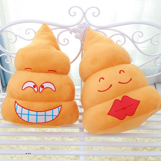 Funny Poo Shape Throw Pillow Dolls Bed Sofa Chair Cotton Cushion