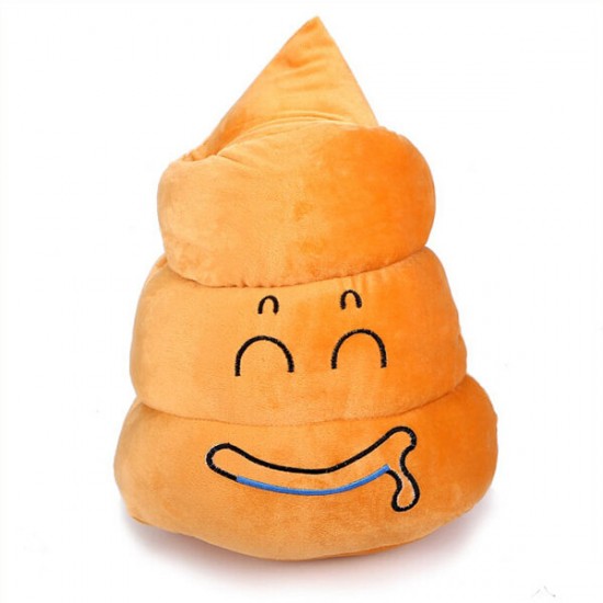 Funny Poo Shape Throw Pillow Dolls Bed Sofa Chair Cotton Cushion