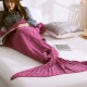 WX-29 3 Size Yarn Knitting Mermaid Tail Blankets Fibers Warm Soft Home Office Sleep Bag Bed Mat