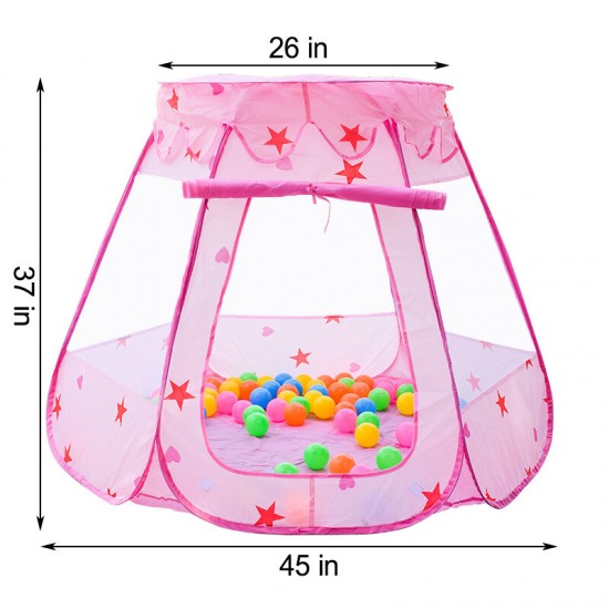 Large Princess Castle Girls Pink Indoor Play Tent Kids Pretend Garden Playhouse