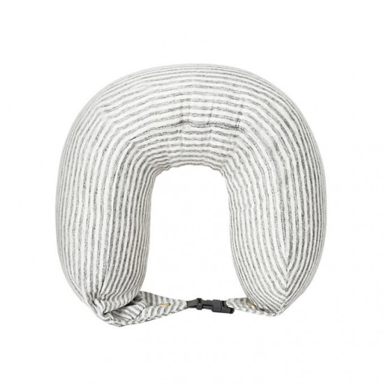 Multi-functional Microparticles Protect Travel Neck Pillow U-shaped with Buckle Soft Pillow