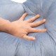 Mom J Shape Pillow Breathable Double Zipper Design Washable Detachable