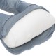 Mom J Shape Pillow Breathable Double Zipper Design Washable Detachable