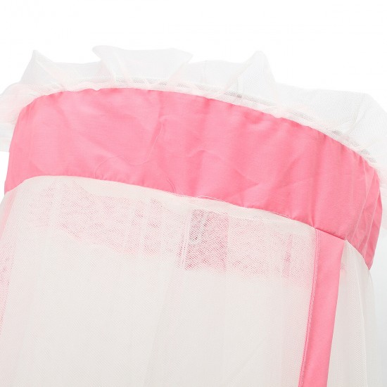 Mosquito Net Children Bed Curtain Dome Cot Netting Drape Stand Insect Protection