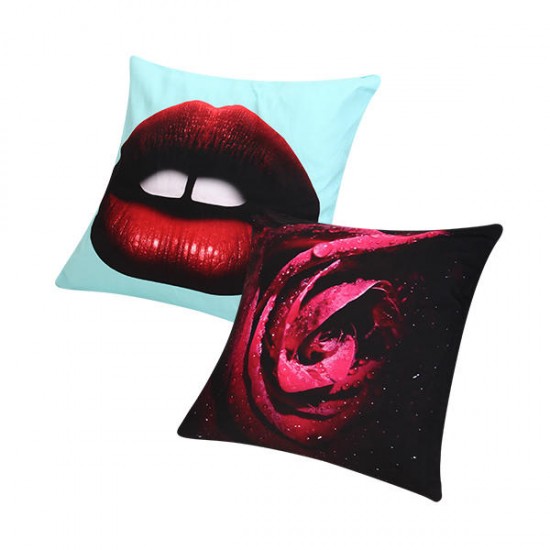 Personality 3D Western Style Throw Pillow Case Home Sofa Office Car Cushion Cover Gift