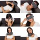 Portable travel Compact pillow eye mask 2 in 1-soft goggles neck Support Pillow for Airplane