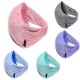 Portable travel Compact pillow eye mask 2 in 1-soft goggles neck Support Pillow for Airplane