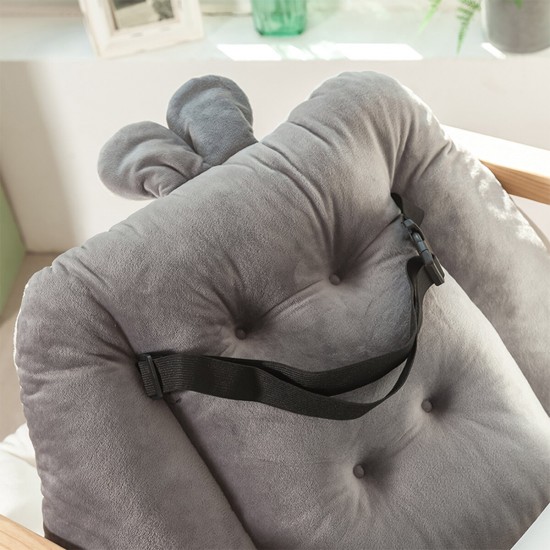 Rabbit Ear Stuffed Seat Cushion for Armchair Rocking Chair Office Patio Chairs for Home Decor