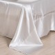 Silk Like Soft Fitted Sheets Sets Satin Solid Color Bedding 4pcs/Set Bedspread Bed Linens Set