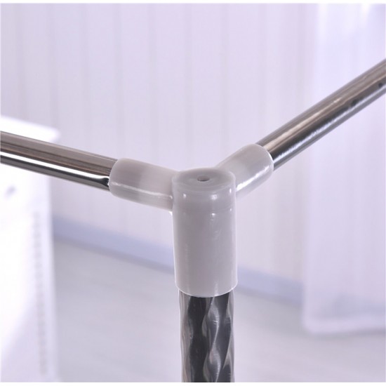 Stainless Steel Bed Mosquito Canopy Nets Bracket Support Frame Post Telescopic