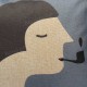 Tobacco Pipe Pattern Cotton Linen Home Car Pillow Case