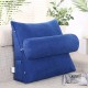 Triangular Backrest Cushion Cotton Linen Chair Sofa Cushions Bed Rest Back Pillow Waist Cushion for Office Home Decor