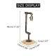 E26 Industrial Retro Iron Wooden Table Lamp Living Room Bedside Light Decor