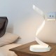 Modern LED Light Bedside Spiral Table Lamp Creative Design Curved Warm White