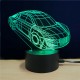 USB Touch Sensor Racing Car Desk Lamp Colorful LED Bedside Table Light