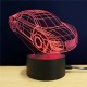 USB Touch Sensor Racing Car Desk Lamp Colorful LED Bedside Table Light