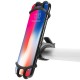 Universal 360° Rotation Elastic Wear-resistant Silicone Bicycle Handlebar Mobile Phone Holder Stand for Devices between 4.0-6.5 inch